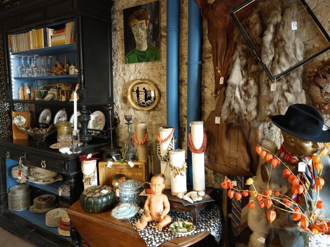 Maison D'Hotes "Les Volets Verts" Et Sa Brocante Ecueille Buitenkant foto